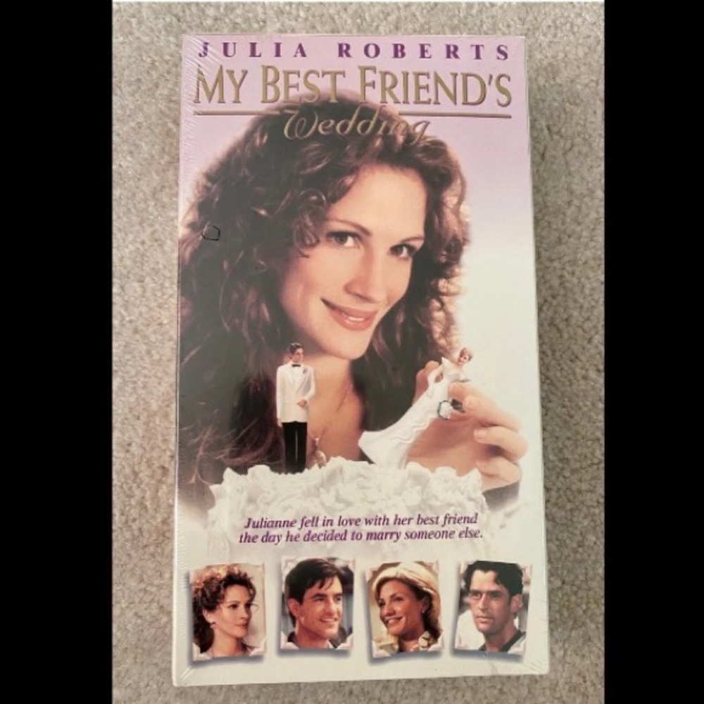 BRAND NEW SEALED MY BEST FRIEND'S WEDDING VHS TAPE JULIA ROBERTS CAMERON DIAZ